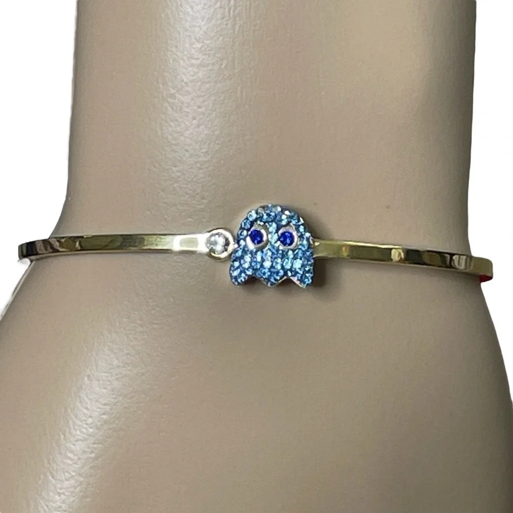 Little blue ghost sparkly bracelet NWOT